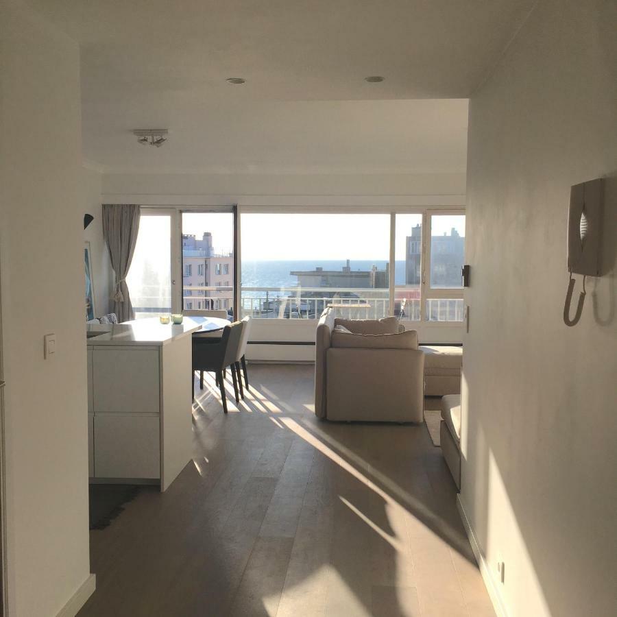 Sea And City View With Double Terrace Flat C Oostende Exterior foto